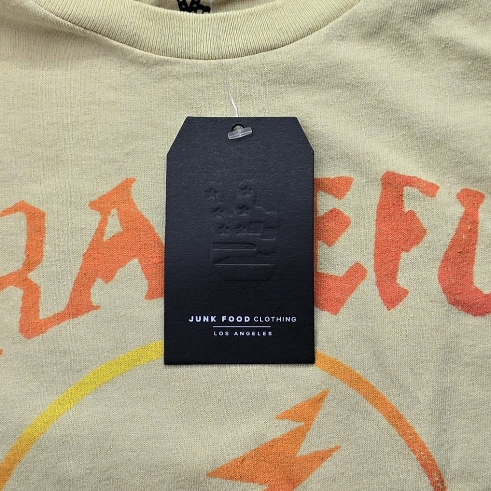 Junk Food NWT Grateful Dead Yellow Printed Tee - Picture 7 of 9